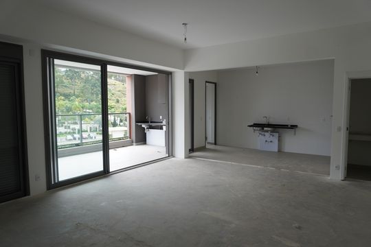 Sala de Estar de apartamento à venda com 3 quartos, 172m² em Residencial Tambore Iii, Santana de Parnaíba