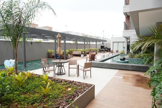 Área comum de apartamento à venda com 3 quartos, 172m² em Residencial Tambore Iii, Santana de Parnaíba