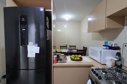 Cozinha de casa para alugar com 3 quartos, 88m² em Vila Represa, São Paulo