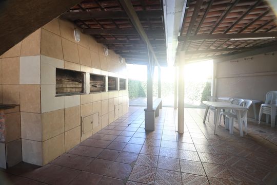 Área comum - Churrasqueira de apartamento à venda com 1 quarto, 43m² em Centro, Canoas