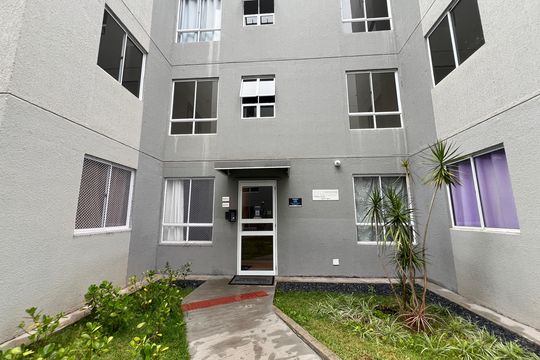 Fachada do bloco de apartamento para alugar com 2 quartos, 46m² em Braúnas, Belo Horizonte