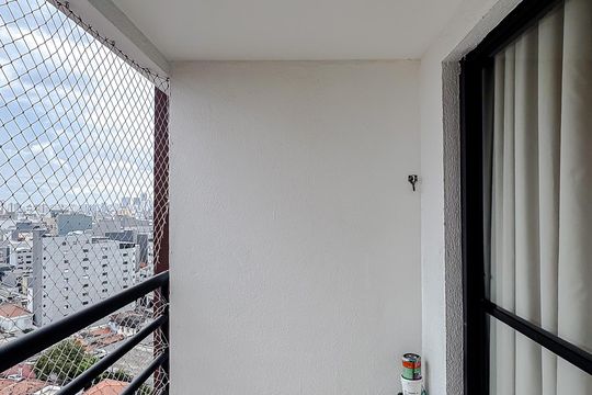 Varanda da Sala de apartamento à venda com 2 quartos, 60m² em Canindé, São Paulo