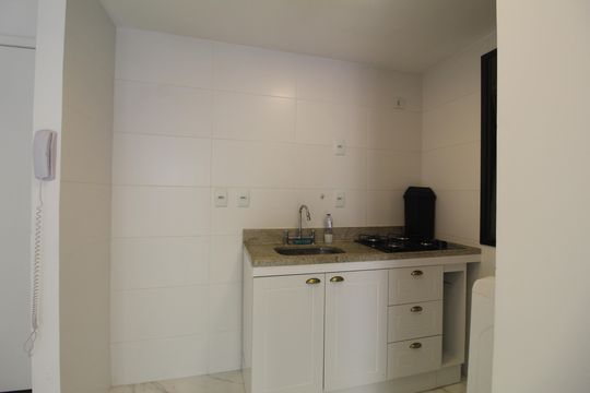 Cozinha de kitnet/studio para alugar com 1 quarto, 40m² em Freguesia (jacarepaguá), Rio de Janeiro