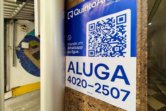 Placa de apartamento para alugar com 1 quarto, 50m² em Copacabana, Rio de Janeiro