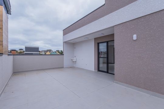 Área externa de apartamento para alugar com 1 quarto, 45m² em Capão da Imbuia, Pinhais