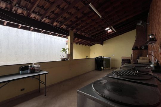 Área gourmet de casa à venda com 4 quartos, 125m² em Vila Paraiso, Guarulhos