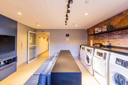 Lavanderia de kitnet/studio à venda com 1 quarto, 19m² em Vila Romana, São Paulo