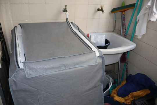 Área de Serviço de apartamento para alugar com 2 quartos, 60m² em Parque Tomas Saraiva, São Paulo