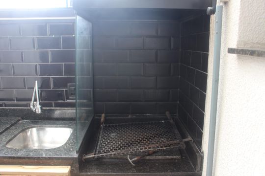 Área de Serviço de apartamento para alugar com 2 quartos, 44m² em Campestre, São Caetano do Sul