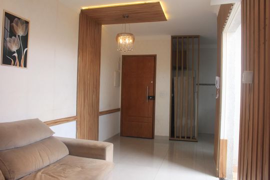 Sala de apartamento para alugar com 2 quartos, 44m² em Campestre, São Caetano do Sul