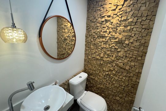 Lavabo  de apartamento para alugar com 3 quartos, 113m² em Vila Osasco, Osasco