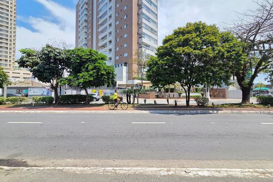 Vista da Rua de casa de condomínio para alugar com 3 quartos, 137m² em Canto do Forte, Praia Grande