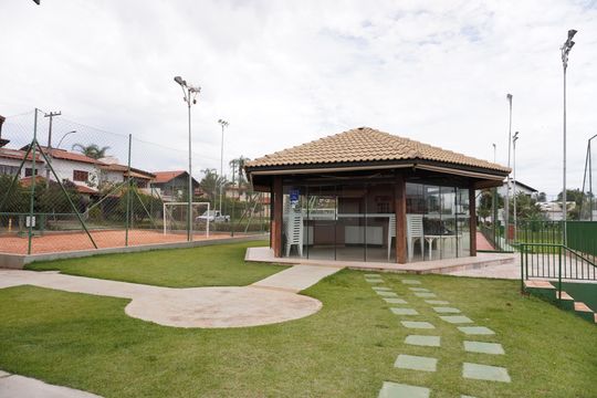 Área comum - Quiosque de casa de condomínio para alugar com 5 quartos, 413m² em Bela Vista São-carlense, São Carlos