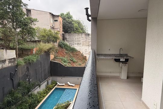 Varanda  de apartamento para alugar com 2 quartos, 58m² em Campestre, São Caetano do Sul