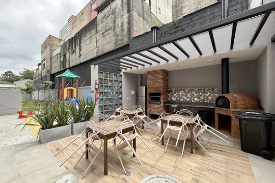 Churrasqueira de apartamento para alugar com 2 quartos, 34m² em Jardim Aeroporto, São Paulo