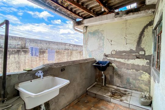 Área de Serviço de casa para alugar com 1 quarto, 30m² em Parque Boturussu, São Paulo
