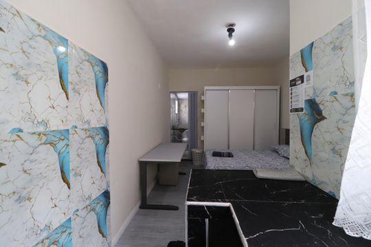 Cozinha de kitnet/studio para alugar com 1 quarto, 254m² em Centro, Uberlândia