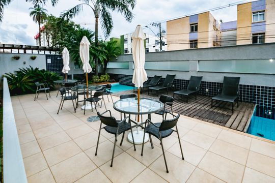 Área comum - Piscina de apartamento para alugar com 3 quartos, 86m² em Pampulha, Belo Horizonte