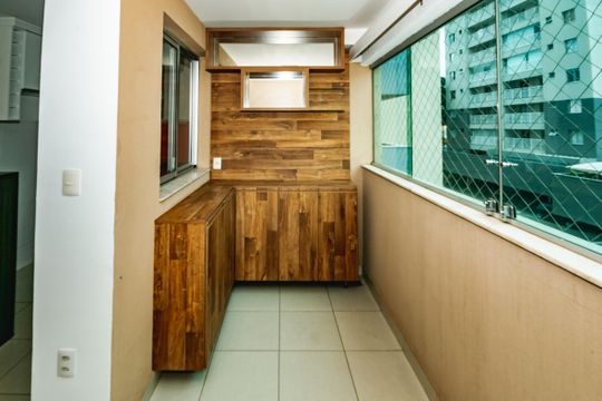Varanda da Sala de apartamento para alugar com 3 quartos, 86m² em Pampulha, Belo Horizonte