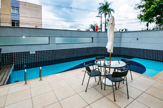 Área comum - Piscina de apartamento para alugar com 3 quartos, 86m² em Pampulha, Belo Horizonte