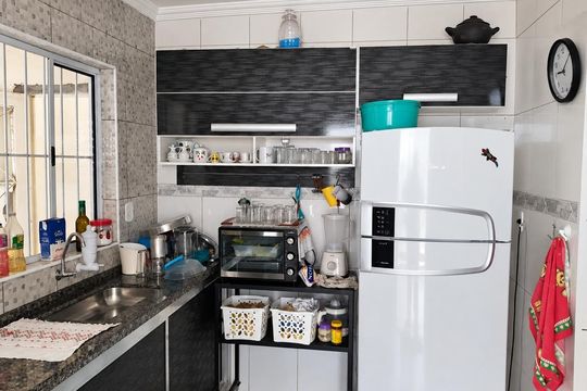 Cozinha de casa para alugar com 3 quartos, 136m² em Jardim Bela Vista, Campinas