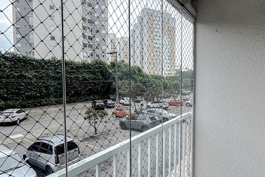 Varanda da Sala de apartamento para alugar com 2 quartos, 55m² em Brás, São Paulo