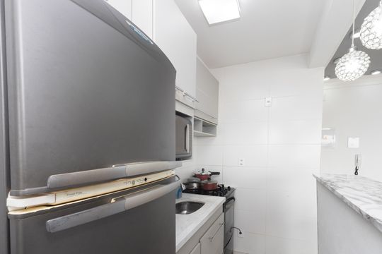 Cozinha - Armários de apartamento à venda com 2 quartos, 45m² em Vila Maria Alta, São Paulo