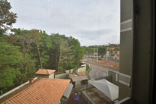 Sala - Vista de apartamento para alugar com 2 quartos, 50m² em Jardim Boa Esperança, Campinas