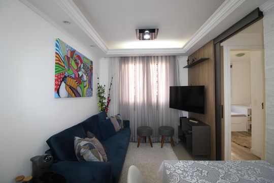 Sala de apartamento para alugar com 2 quartos, 40m² em Colônia (zona Leste), São Paulo