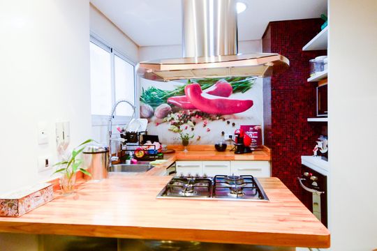 Cozinha de apartamento à venda com 3 quartos, 114m² em Jardim Zaira, Guarulhos