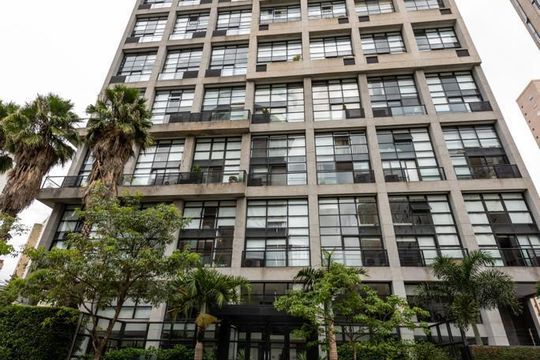 Fachada de apartamento para alugar com 1 quarto, 50m² em Vila Nova Conceição, São Paulo