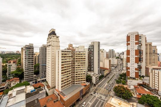 Vista de apartamento para alugar com 1 quarto, 50m² em Vila Nova Conceição, São Paulo