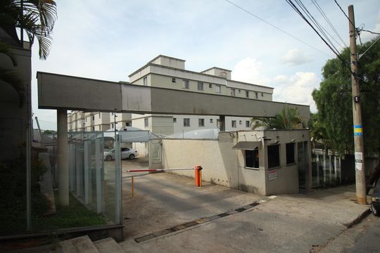 Fachada de apartamento para alugar com 2 quartos, 45m² em Santa Maria, Contagem