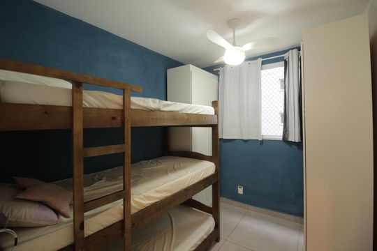 Quarto 1 de apartamento para alugar com 2 quartos, 42m² em Jabaquara, Santos