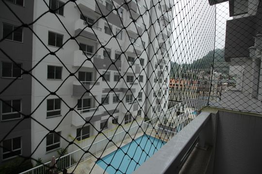 Varanda da Sala de apartamento para alugar com 2 quartos, 42m² em Jabaquara, Santos