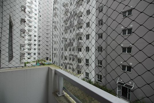 Varanda da Sala de apartamento para alugar com 2 quartos, 42m² em Jabaquara, Santos