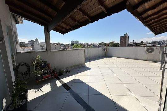 Área externa de apartamento à venda com 3 quartos, 132m² em Vila Santo Alberto, Santo André
