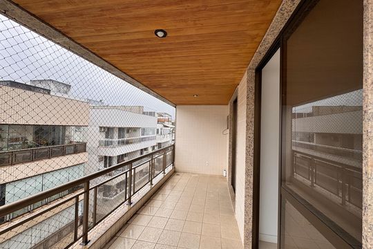 Suíte 1 - Varanda de apartamento à venda com 4 quartos, 270m² em Recreio dos Bandeirantes, Rio de Janeiro