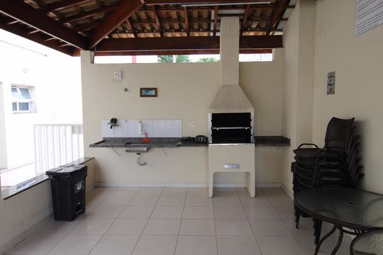 Área comum - Churrasqueira de apartamento para alugar com 2 quartos, 54m² em Jardim Oriente, São José dos Campos