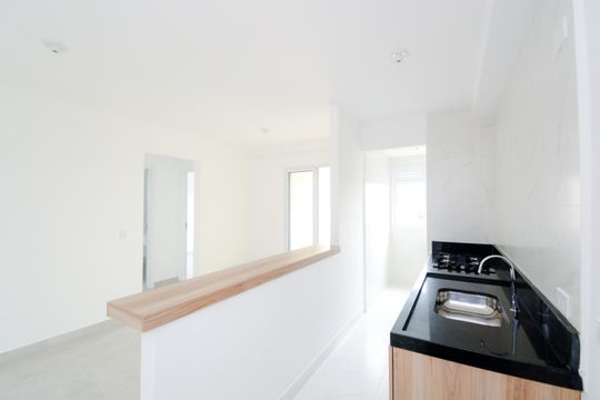 Cozinha Americada  de apartamento à venda com 2 quartos, 52m² em Parque Jurema, Guarulhos
