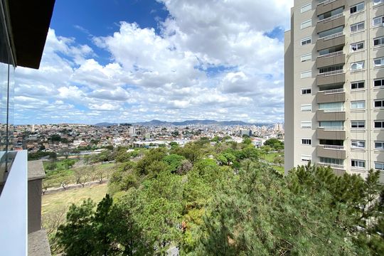 Vista da Sala de apartamento à venda com 2 quartos, 73m² em Caiçaras, Belo Horizonte