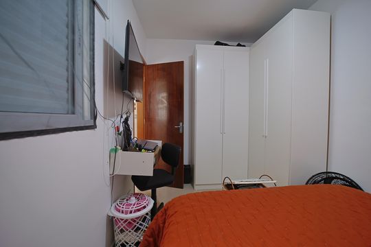 Quarto de apartamento à venda com 1 quarto, 32m² em Vila Salete, São Paulo