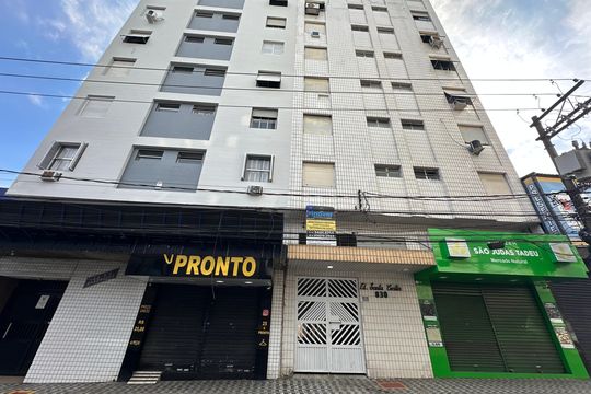 Fachada de apartamento para alugar com 1 quarto, 44m² em Centro, São Vicente