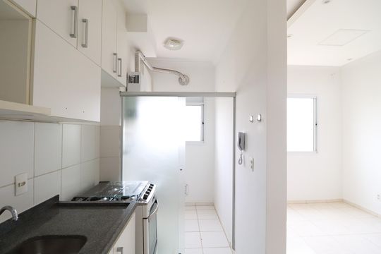 Cozinha  de apartamento para alugar com 2 quartos, 47m² em Lagoinha, Ribeirão Preto