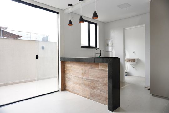 Cozinha  de apartamento à venda com 3 quartos, 117m² em Santa Tereza, Belo Horizonte