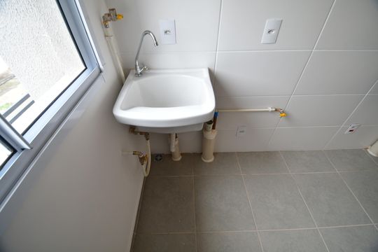 Área de Serviço de apartamento para alugar com 2 quartos, 47m² em Jardim Eulina, Campinas