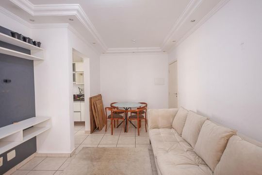 Sala de apartamento para alugar com 2 quartos, 54m² em Campos Elíseos, Taubaté
