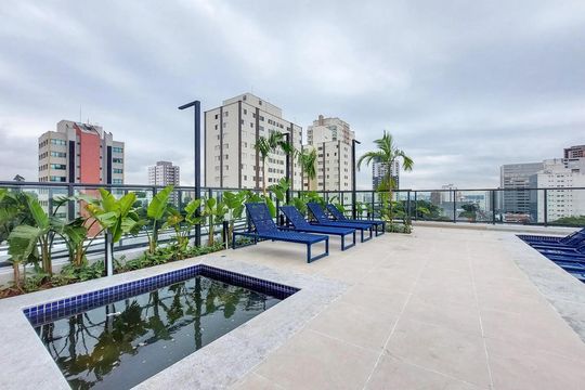 Área comum - Piscina Infantil de apartamento à venda com 2 quartos, 89m² em Santo Amaro, São Paulo