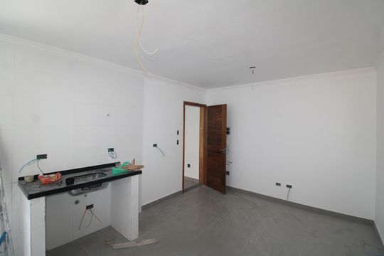 Sala / Cozinha de apartamento para alugar com 2 quartos, 40m² em Santana, São Paulo