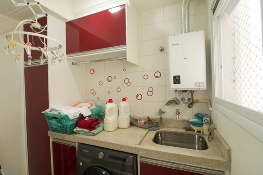 Cozinha e Área de Serviço de apartamento à venda com 3 quartos, 89m² em Lauzane Paulista, São Paulo